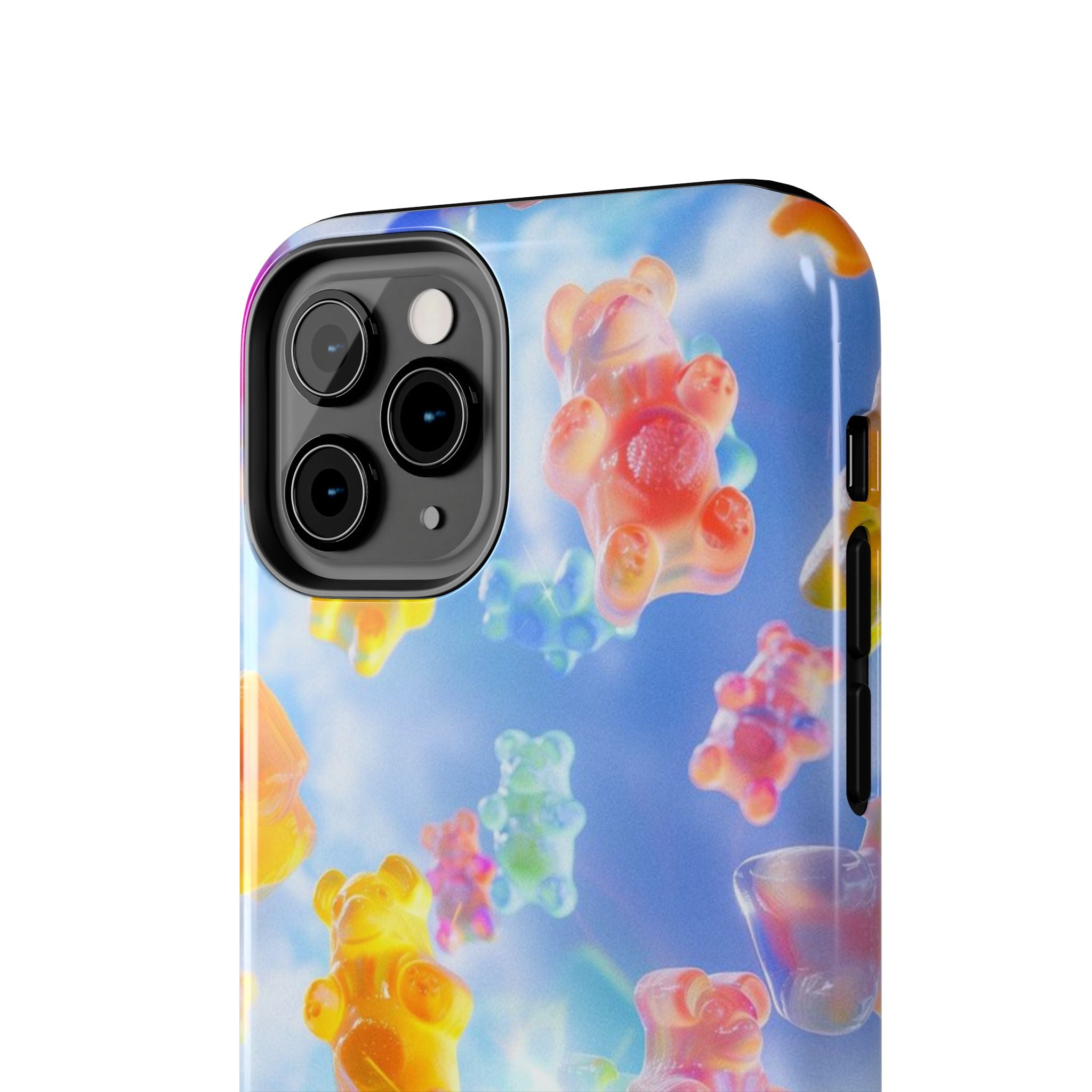 Gummy Bear Phone Case, Colorful Candy Design, iPhone & Samsung Protective Cover, Cute Sweet Fun, Girls Women Unique Gift