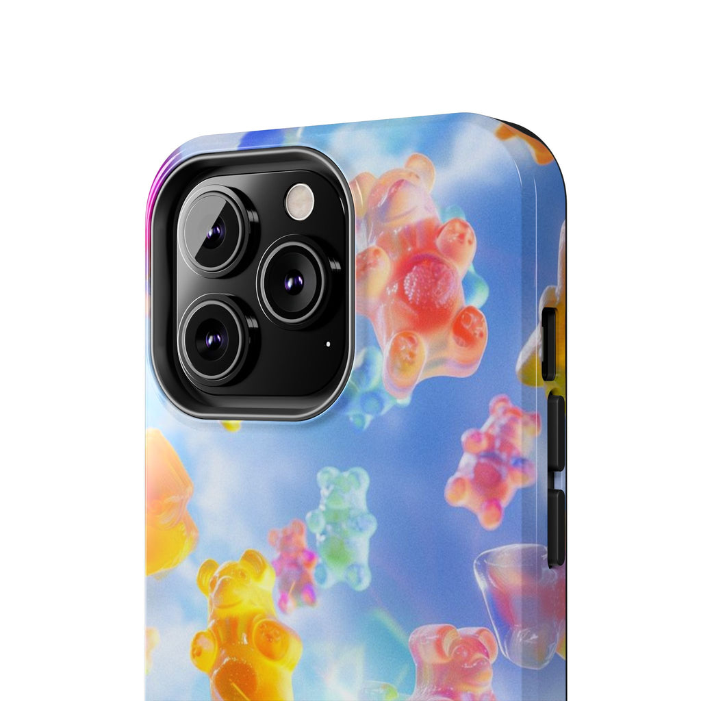 Gummy Bear Phone Case, Colorful Candy Design, iPhone & Samsung Protective Cover, Cute Sweet Fun, Girls Women Unique Gift