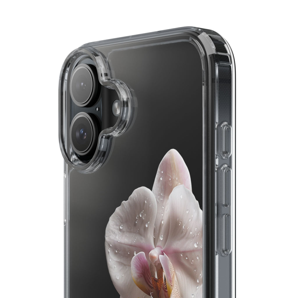 Clear Orchid Phone Case, Protective Case for iPhone, Samsung, Android