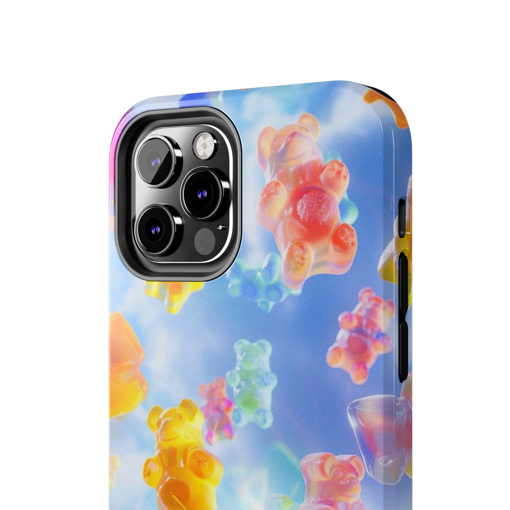 Gummy Bear Phone Case, Colorful Candy Design, iPhone & Samsung Protective Cover, Cute Sweet Fun, Girls Women Unique Gift