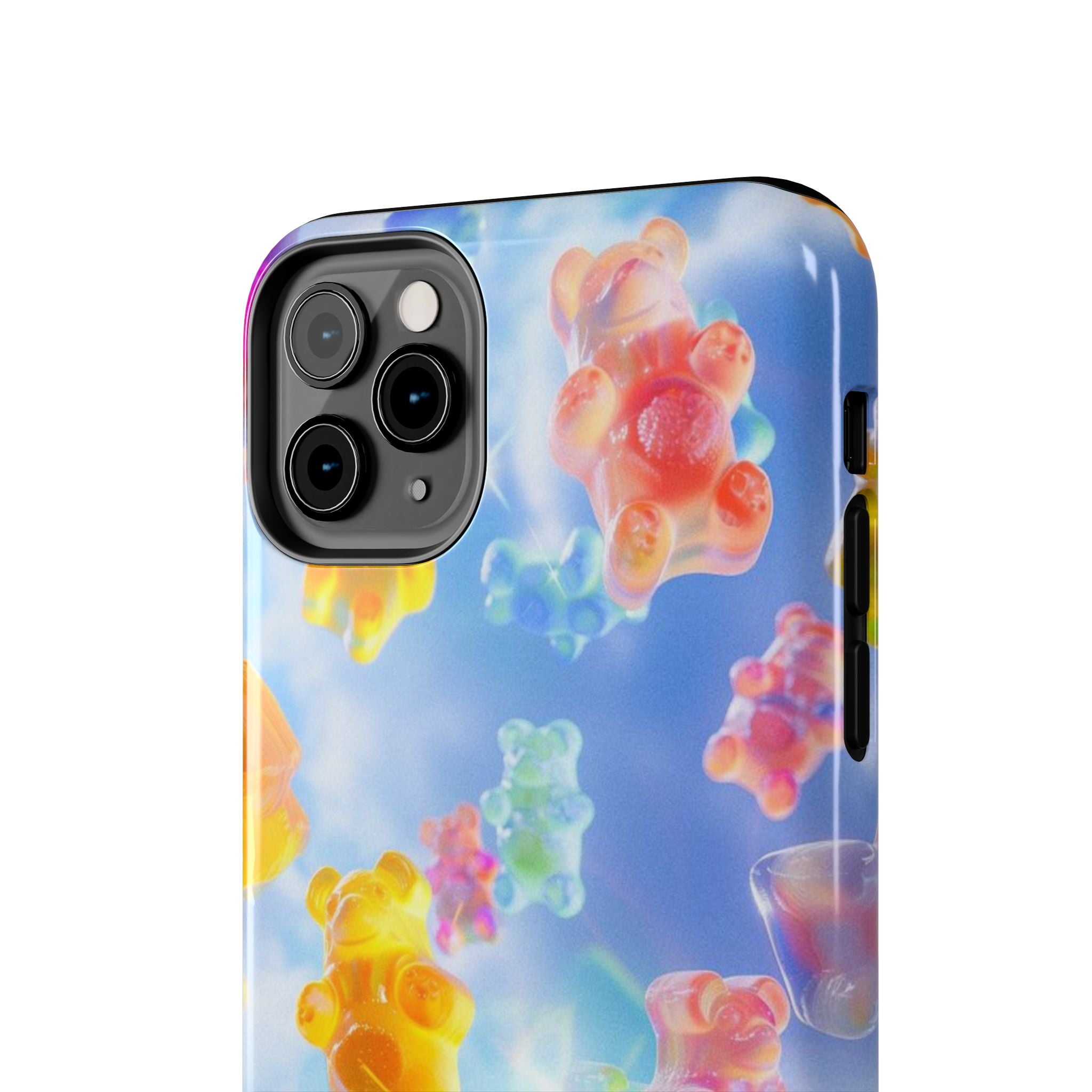 Gummy Bear Phone Case, Colorful Candy Design, iPhone & Samsung Protective Cover, Cute Sweet Fun, Girls Women Unique Gift