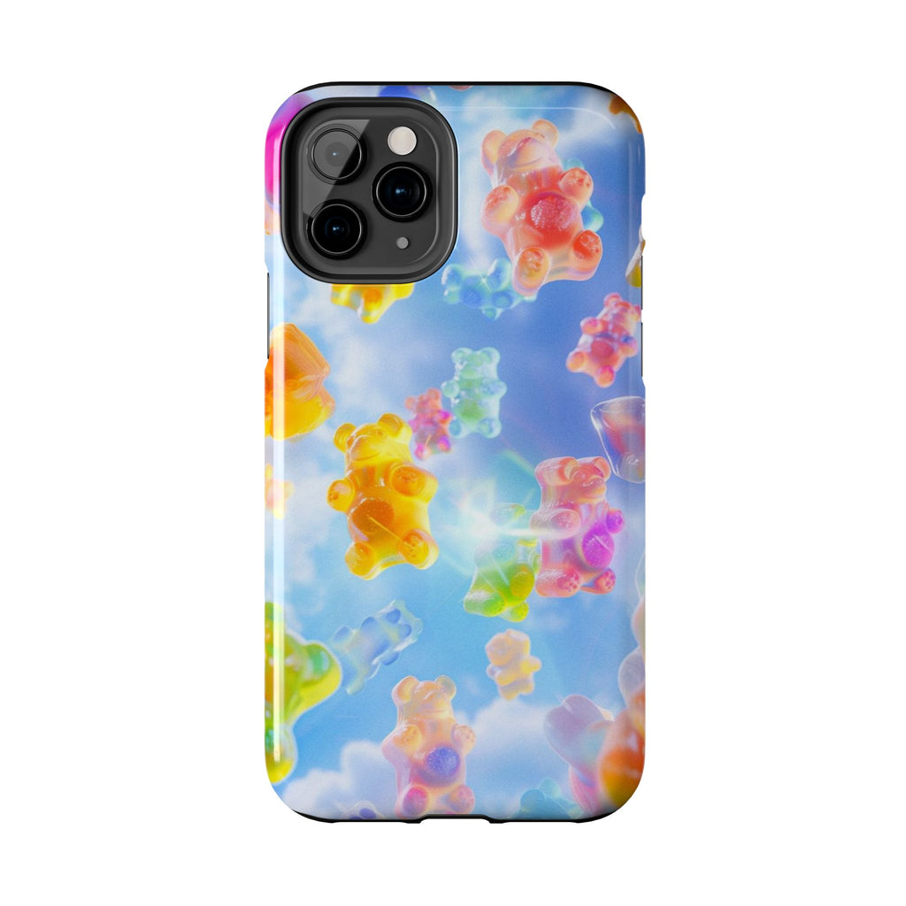 Gummy Bear Phone Case, Colorful Candy Design, iPhone & Samsung Protective Cover, Cute Sweet Fun, Girls Women Unique Gift