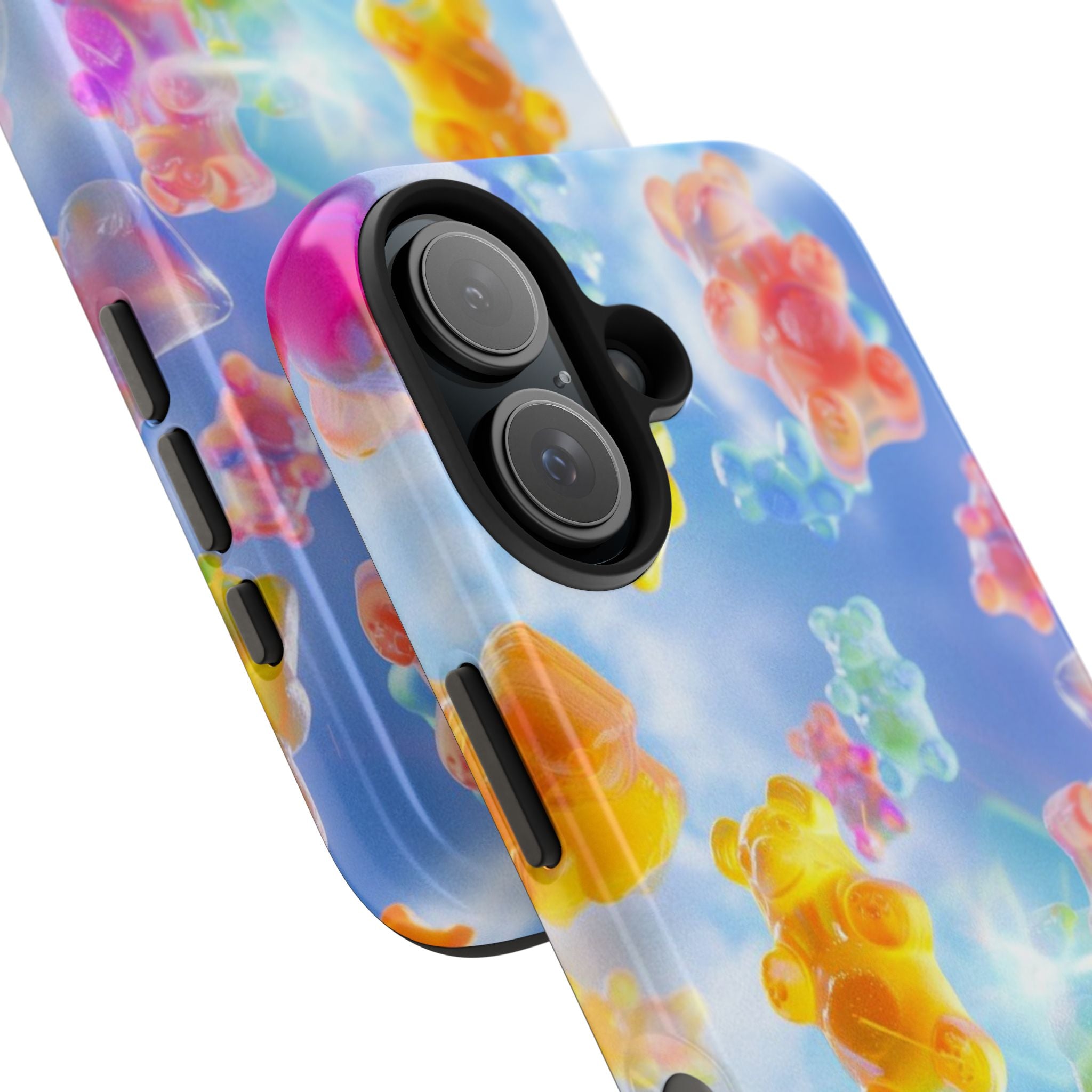 Gummy Bear Phone Case, Colorful Candy Design, iPhone & Samsung Protective Cover, Cute Sweet Fun, Girls Women Unique Gift