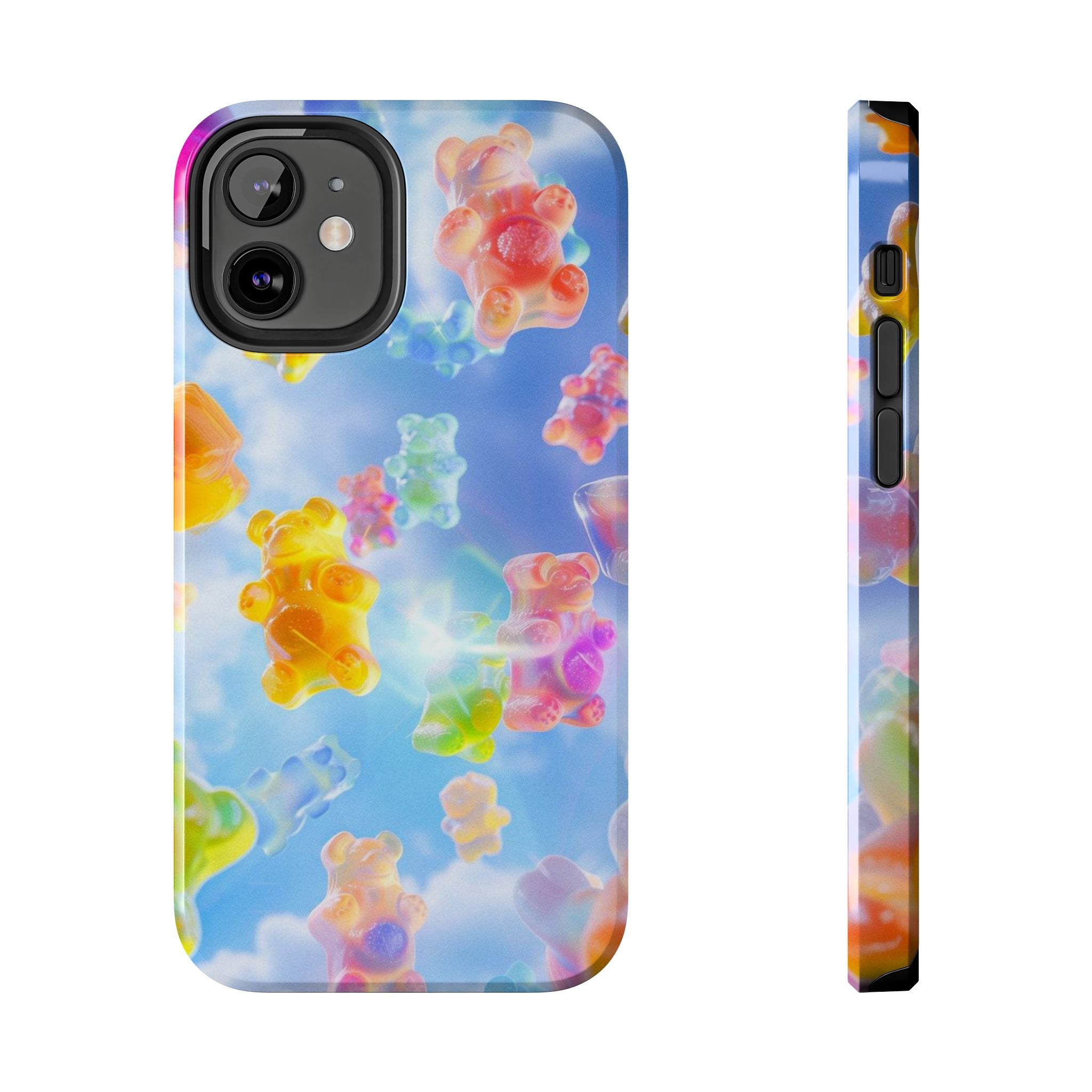 Gummy Bear Phone Case, Colorful Candy Design, iPhone & Samsung Protective Cover, Cute Sweet Fun, Girls Women Unique Gift