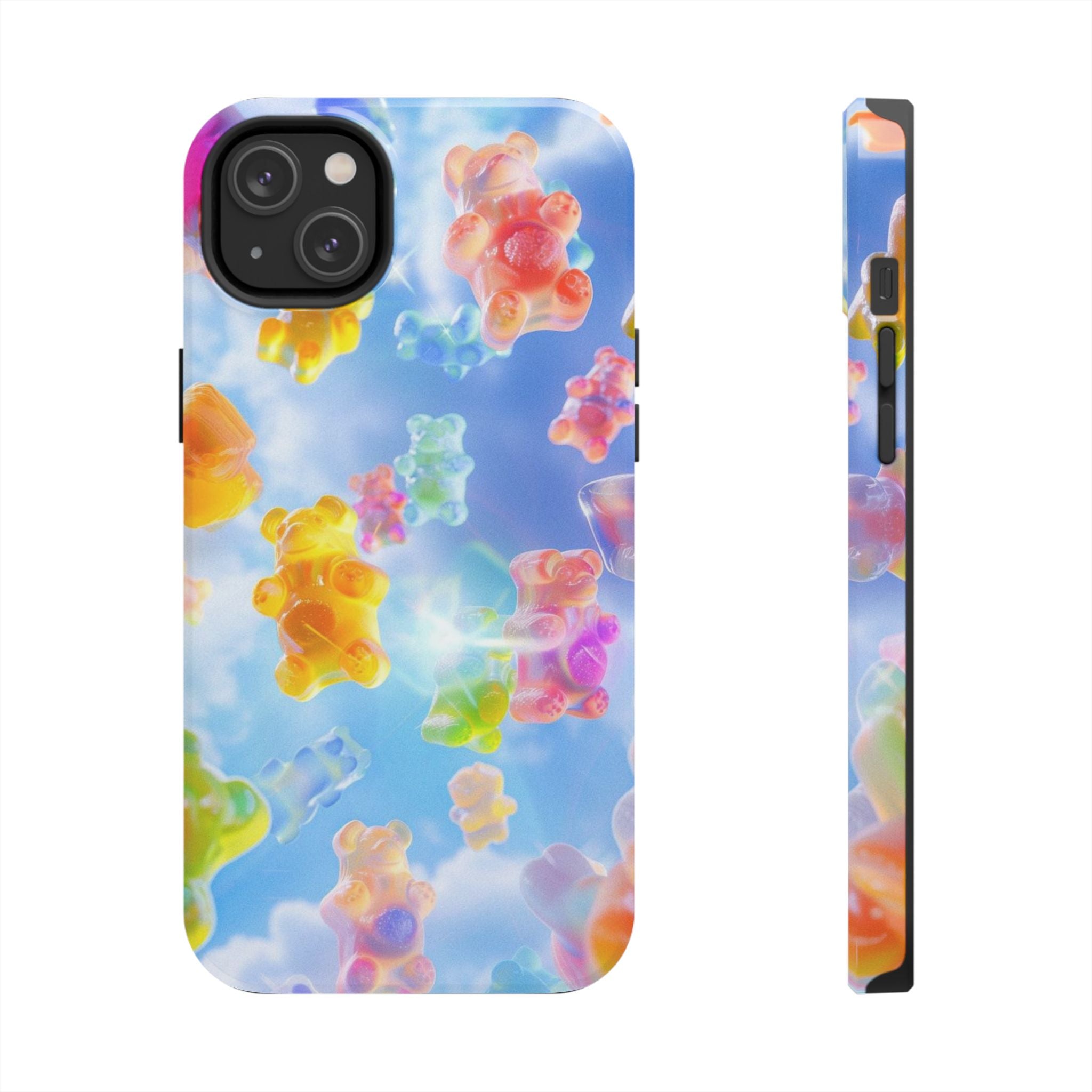 Gummy Bear Phone Case, Colorful Candy Design, iPhone & Samsung Protective Cover, Cute Sweet Fun, Girls Women Unique Gift
