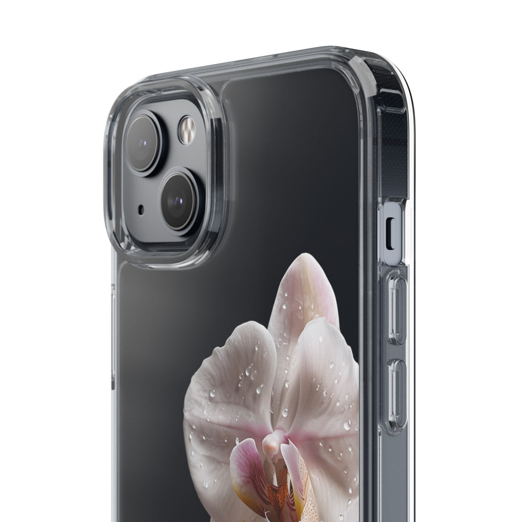 Clear Orchid Phone Case, Protective Case for iPhone, Samsung, Android