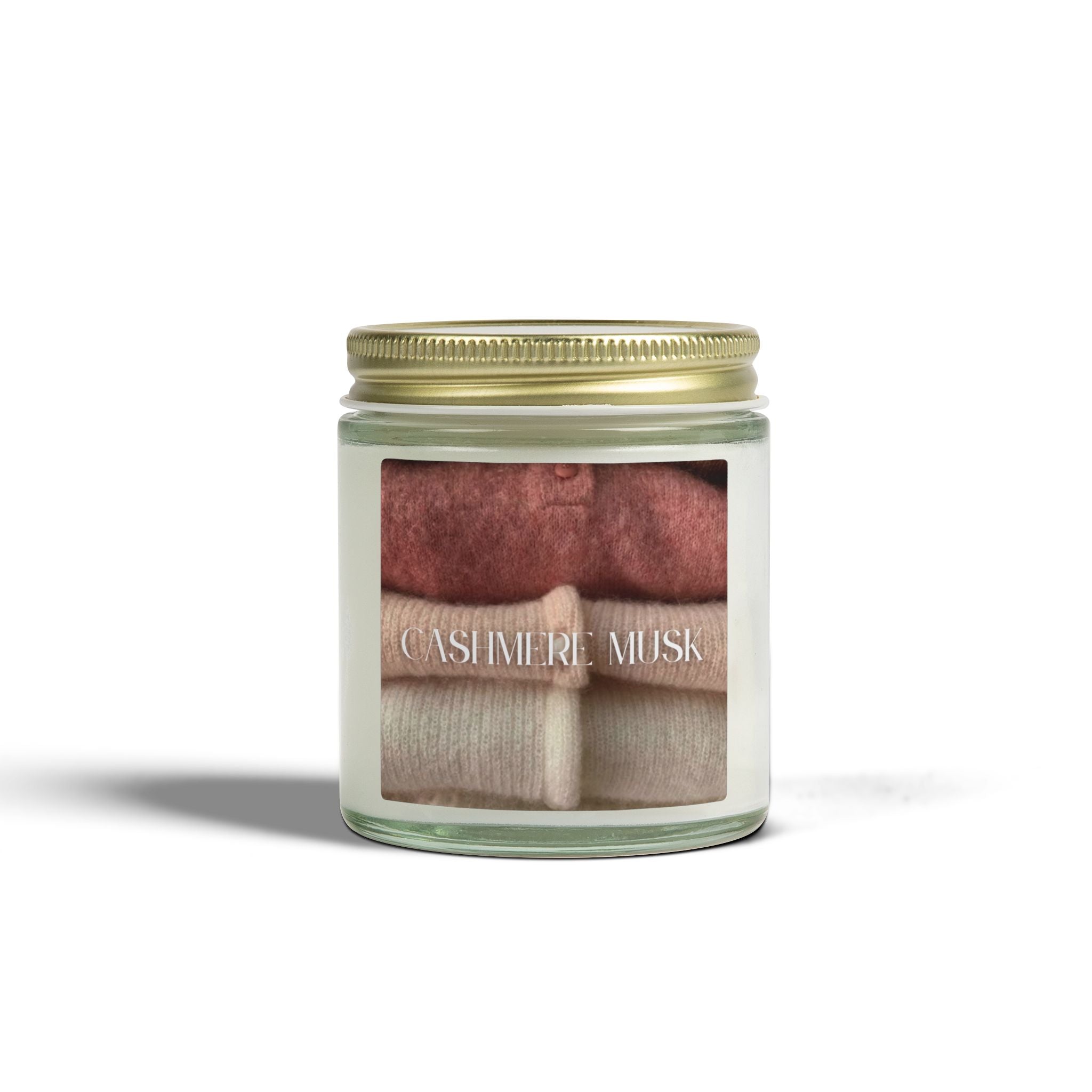 Cashmere Musk Scented Candle, Coconut Apricot Wax, Comforting Aroma, Soft Elegant Scent, Soothing Home Fragrance Gift, 4oz & 9oz