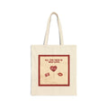 Self-Love Cotton Tote Bag - Shopping Bag, Beach Bag, Eco-Friendly, Grocery Bag