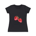 Disco Strawberry T-Shirt, Sweet Fruit Graphic Tee, Summer Picnic Style, Soft Cotton Apparel, Unique Gift for Women Girls