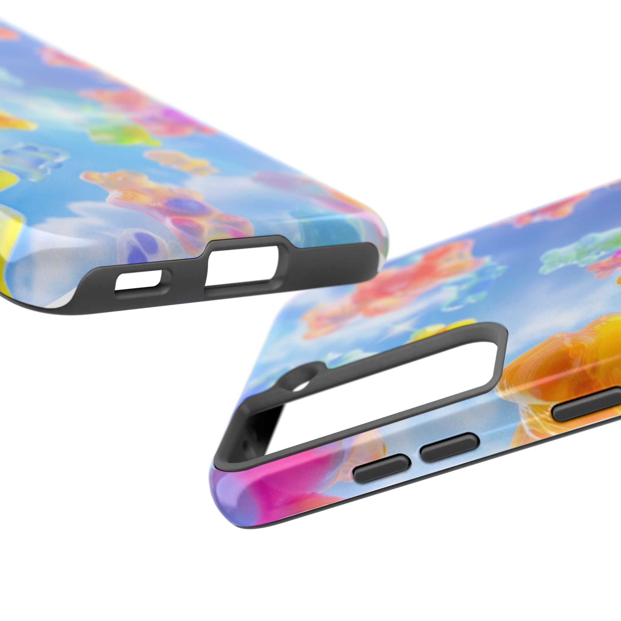 Gummy Bear Phone Case, Colorful Candy Design, iPhone & Samsung Protective Cover, Cute Sweet Fun, Girls Women Unique Gift