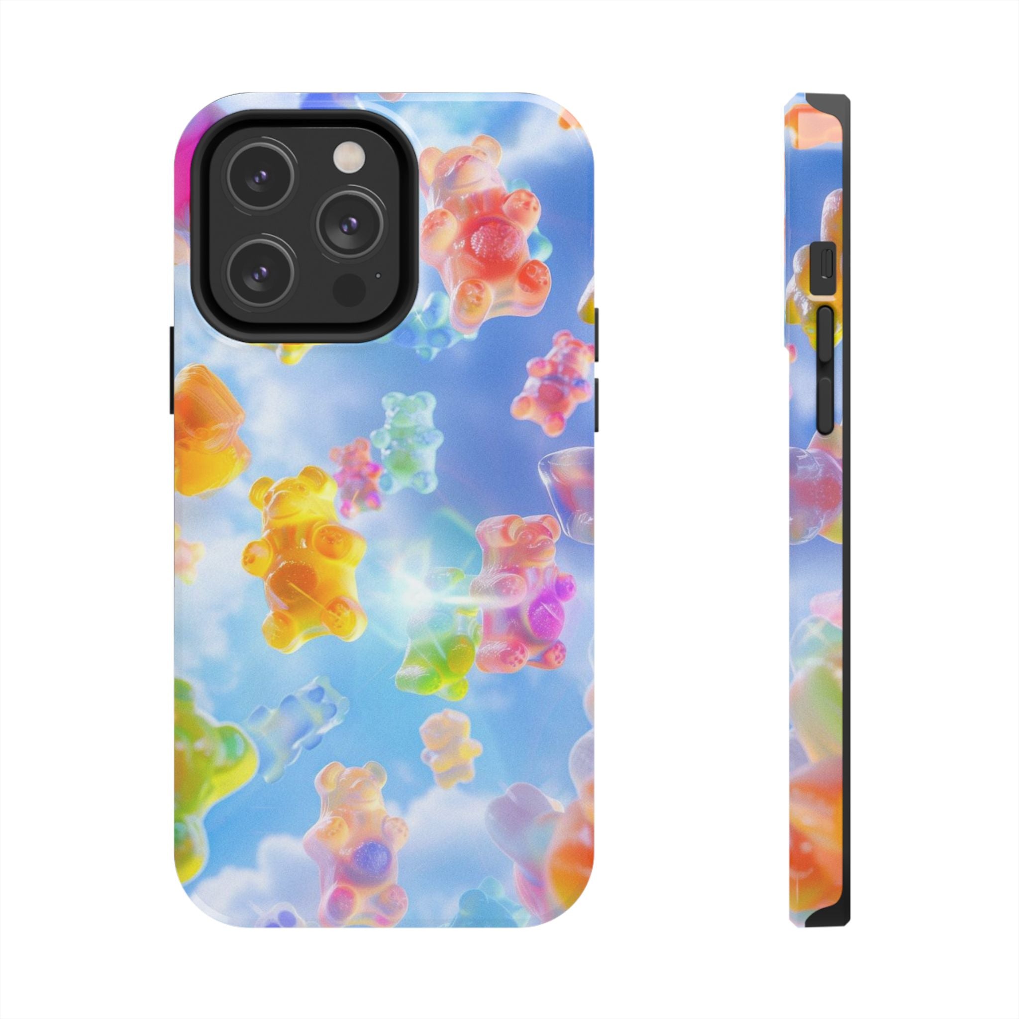 Gummy Bear Phone Case, Colorful Candy Design, iPhone & Samsung Protective Cover, Cute Sweet Fun, Girls Women Unique Gift