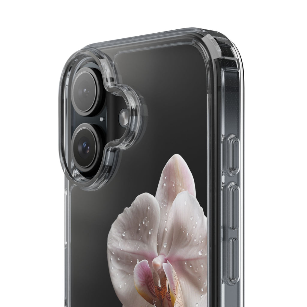 Clear Orchid Phone Case, Protective Case for iPhone, Samsung, Android