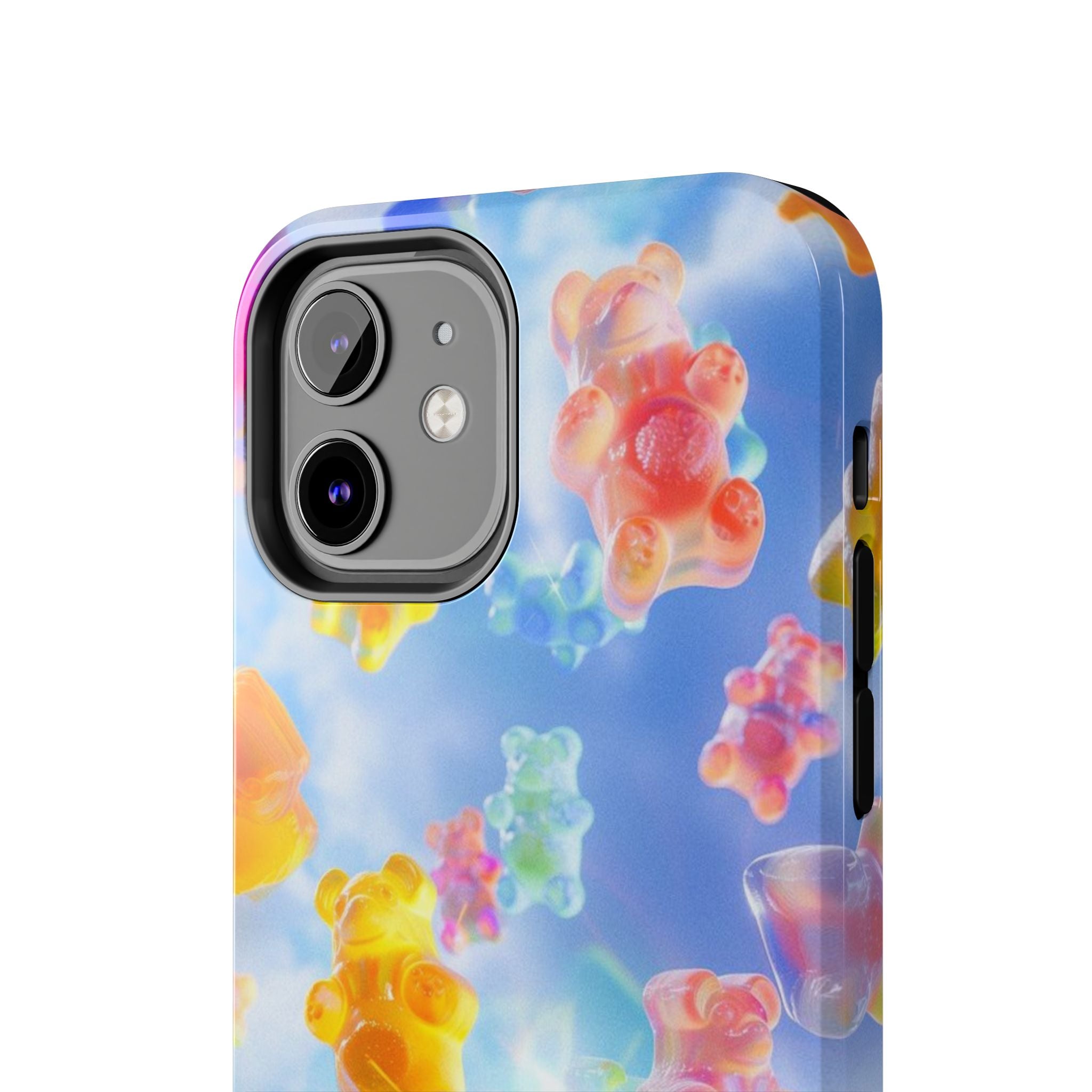 Gummy Bear Phone Case, Colorful Candy Design, iPhone & Samsung Protective Cover, Cute Sweet Fun, Girls Women Unique Gift