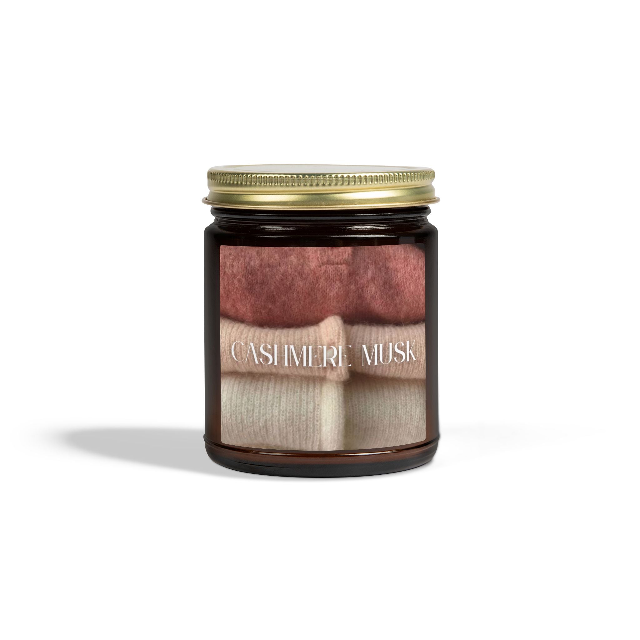 Cashmere Musk Scented Candle, Coconut Apricot Wax, Comforting Aroma, Soft Elegant Scent, Soothing Home Fragrance Gift, 4oz & 9oz