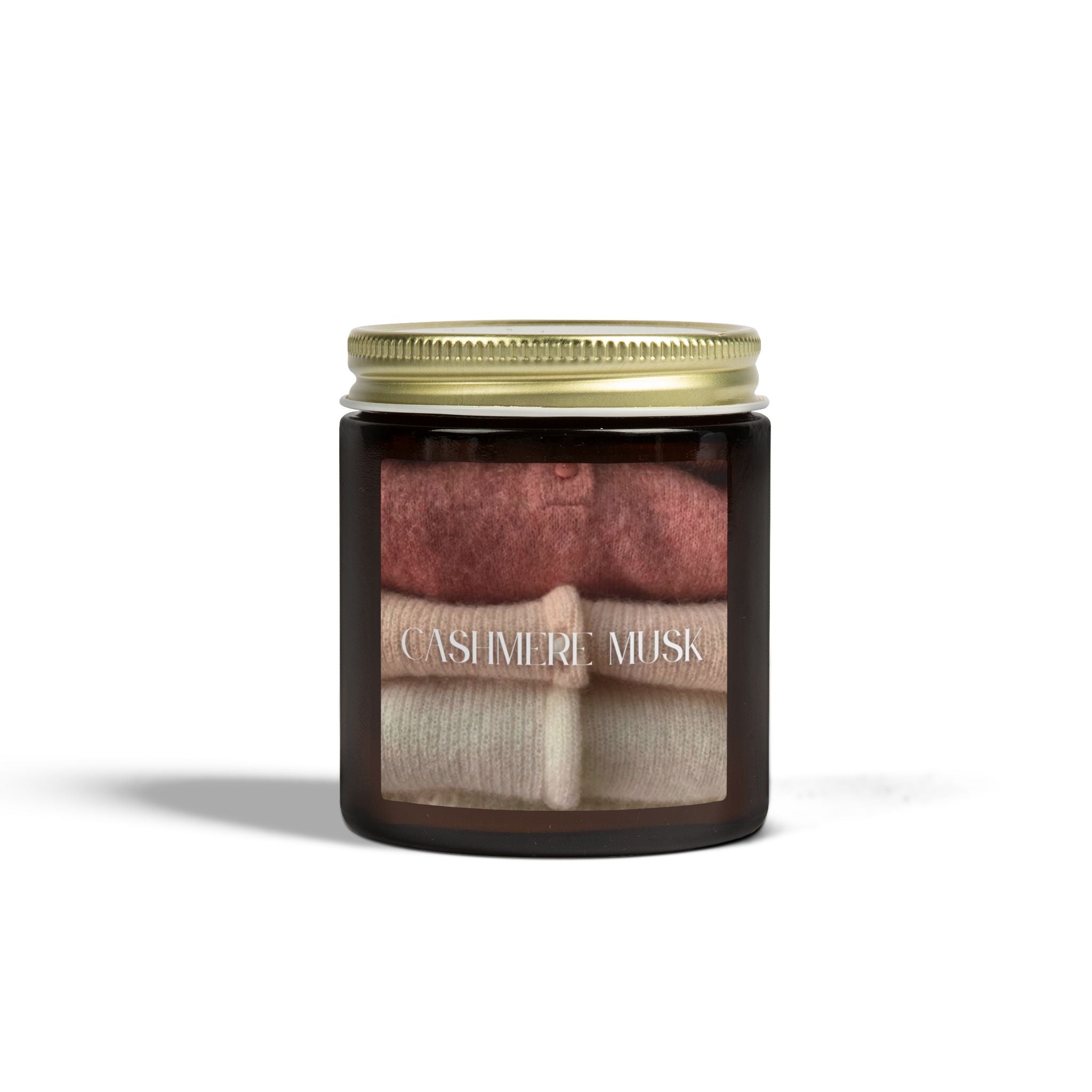 Cashmere Musk Scented Candle, Coconut Apricot Wax, Comforting Aroma, Soft Elegant Scent, Soothing Home Fragrance Gift, 4oz & 9oz