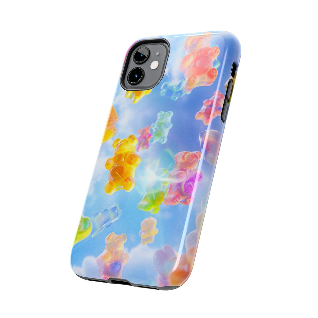 Gummy Bear Phone Case, Colorful Candy Design, iPhone & Samsung Protective Cover, Cute Sweet Fun, Girls Women Unique Gift